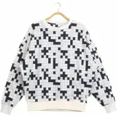 Snurk Sweater Unisex Crossword Relaxed-M / L