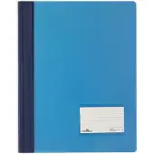 Durable Snelhechters Duralux A4 Transparant blauw Polyvinylchloride (PVC) 28 x 33,2 cm