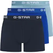 G-Star Boxershorts 'Ash' navy / kobaltblauw / lichtblauw / wit