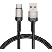 Tech-Protect ULTRABOOST EVO USB-C kabel, 100W/5A, 100 cm, kleur: titanium