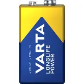 Varta Longlife Power 9V Stück 9V batterij (blok) Alkaline 580 mAh 9 V 20 stuk(s)