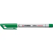 Stabilo - Stylo feutre pour surface lisse OHPen universal, S, Vert