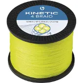 Kinetic Cyber 4 Braided Line 1200 M Geel 0.080 mm