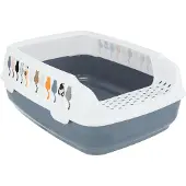 Trixie kattenbak delio paars/wit - 48x35x20 cm