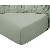 DoubleDry Hoeslaken 100% natuurlijk katoen tweepersoons 160x200 cm zacht &