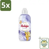 Robijn 5 x – Wasverzachter – Puur & Zacht – 780 ml - Grootverpakking - Koffiezetapparaat