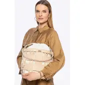 WITTCHEN Dames Geweven Eco-leren Tas, Beige