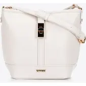 WITTCHEN Dames Bucket Bag in Imitatieleer Crème