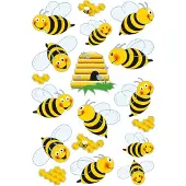 Herma Stickers Bijen, Vleugelsticker - 10 stuks