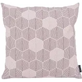Gek op kussens! Hexagon paars | 45 x 45 cm | kussenhoes | katoen/polyester