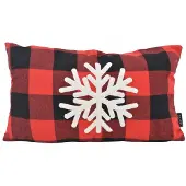 NOVÉE Snow kerst ruit | 30 x 50 cm | kussenhoes | katoen