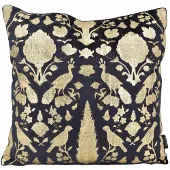 NOVÉE Damask black/gold | 45 x 45 cm | kussenhoes | velvet/viscose