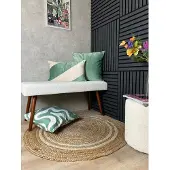 NOVÉE Velvet swirl /crème | 30 x 50 cm | kussenhoes | fluweel/polyester