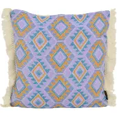 NOVÉE Aztec purple | 45 x 45 cm | kussenhoes | katoen/linnen