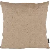 NOVÉE Velvet shell taupe | 45 x 45 cm | kussenhoes | velvet / polyester