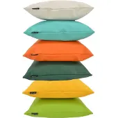 NOVÉE Jax aqua outdoor | 45 x 45 cm | kussenhoes | pu leder