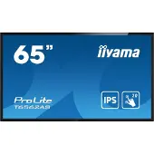 Iiyama T6562AS-B1 beeldkrant Kiosk-ontwerp 163,8 cm (64.5") LED 500 cd/m² 4K Ultra HD Zwart Touchscreen Type processor Android 8.0 24/7