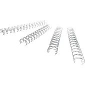 GBC metalen inbindruggen WireBind, A4, 34 ringen, 8 mm voor max. 70 pagina's, 100 stuks, zwart