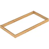 Balmani Lucida sokkel voor wastafelonderkast teak 90 x 55 cm