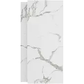 Linie Fresco douchewandbekleding set 2 x 90x210 cm, SPC, Marble White