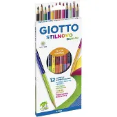 Giotto Box Of 12 Bicolor Stilnovo In Duisplay Of 10 Pcs