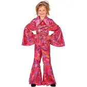 Coppens Glittercatsuit Kind pink | Maat 164