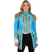 Coppens Damesjas Fantasy World Turquoise Goud | Maat 4XL +