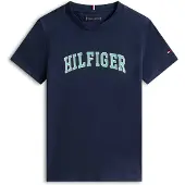 Tommy Hilfiger Shirt 'Varsity' navy / lichtgroen / wit