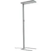 Arcchio Vloerlampe , Logan Ultra HCL, dimbare, Metallic, Werkkamer / Kantoor, Aluminium, Modern