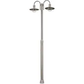 LINDBY Buitenverlichting , DAMION, dimbare, Metallic, Roestvrij staal, Modern