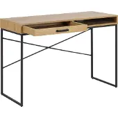 Molecule Seaford Bureau Rechthoekig papier mat wilde eik ruw