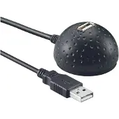 Goobay USB verlengkabel | 1.5 meter | USB 2.0 (100% koper, Met standaard)