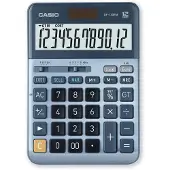 Casio DF-120EM Bureaurekenmachine Blauw Aantal displayposities: 12 werkt op zonne-energie (l x b x h) 126 x 179 x 29 mm