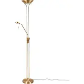 LINDBY Vloerlampe , Josefin, dimbare, Goud / Messing, Woonkamer, Metaal, Modern