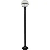 Elstead Lighting Elstead Glenbeigh buitenlamp, staande, E27, 181 cm, zwart, IP44, beschermd tegen zeewater