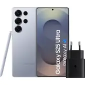 Samsung Galaxy S25 Ultra 512GB Zilver 5G + Oplader 25 Watt Zwart