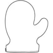 Orion - Roestvrijstalen Koekjesuitsteker - Handschoenvormig - 5,5 cm
