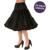 Banned - Lifeforms Petticoat - 26 inch - 4XL - Zwart
