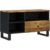 vidaXL Tv-meubel 80x33x46 cm massief mangohout en bewerkt hout