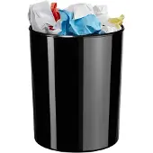 HAN i-LINE 18200-13 Prullenbak 20 l (Ø x h) 28.3 cm x 34 cm Styreen-methyl-methacrylaat Zwart 1 stuk(s)