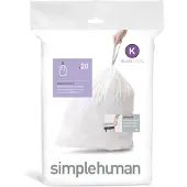 Simplehuman Code K 38L Afvalzakken (20-delig)