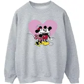 Disney Dames/Dames Mickey Mouse Love Languages Sweatshirt (Sportgrijs)