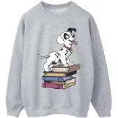 Disney Dames/Dames 101 Dalmatiërs Boeken Sweatshirt (Sportgrijs)
