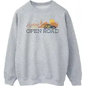 Disney Heren Cars Explore The Open Road Sweatshirt (Sportgrijs)