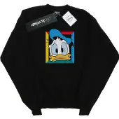 Disney Heren Donald Duck Paniek Sweatshirt (Zwart)