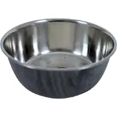 Gebr. De Boon Eetbak hond RVS deco grijs 1890 ml Eet-en-drinkbakken-hond