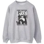 Disney Dames/Dames Elk sprookje heeft een schurk nodig Sweatshirt (Heide Grijs)