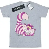 Disney Meisjes Alice In Wonderland Cheshire Cat Katoenen T-Shirt (Sportgrijs)