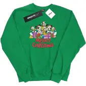 Disney Dames/Dames Mickey Mouse And Friends Kerstmis Sweatshirt (Iers Groen)