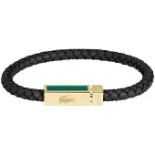 Lacoste - 2040451 - Armband - Heren - zwart - 19cm - CLASSIC